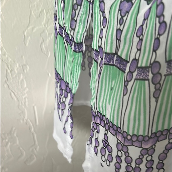 Multicolor Snake Print Tunic Dress - Picture 2 of 6